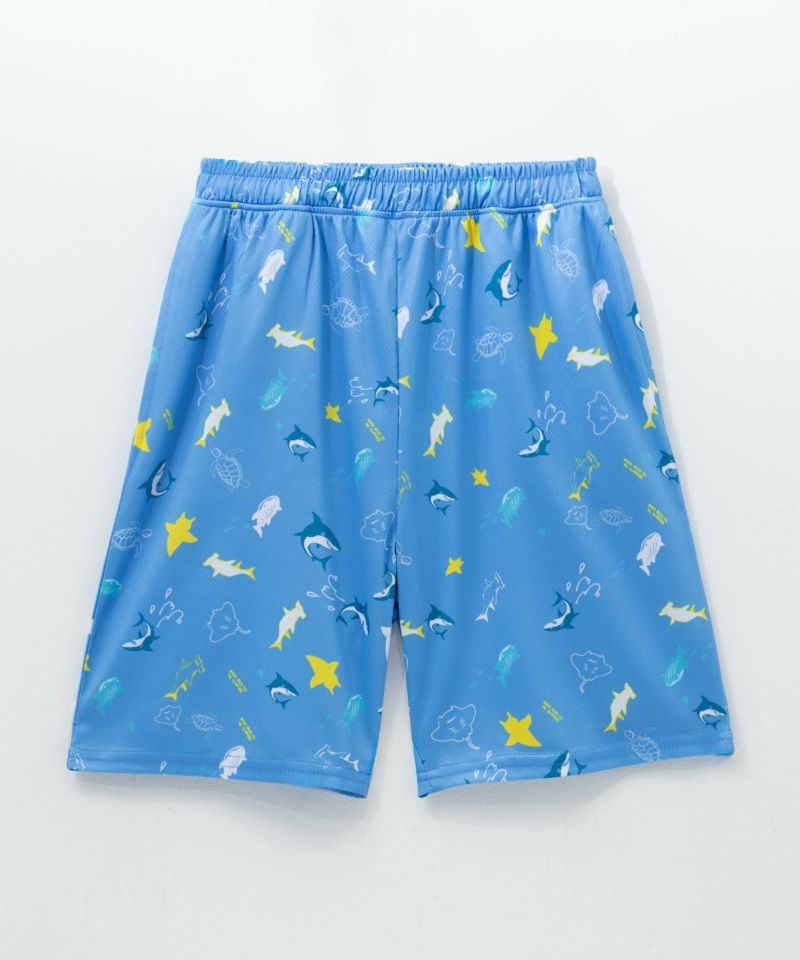 NAVY  海の生き物柄ショートパンツ キッズ商品画像-3