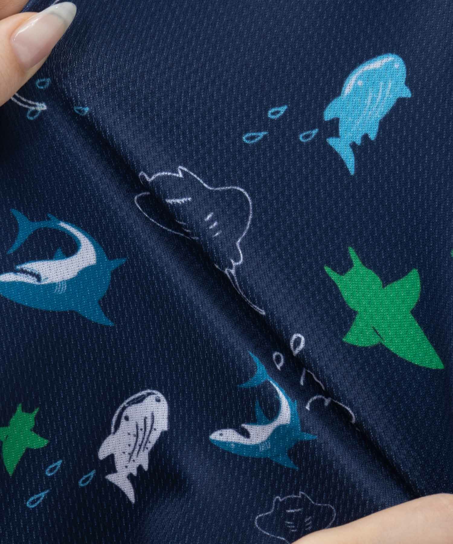 NAVY 海の生き物柄ショートパンツ キッズ