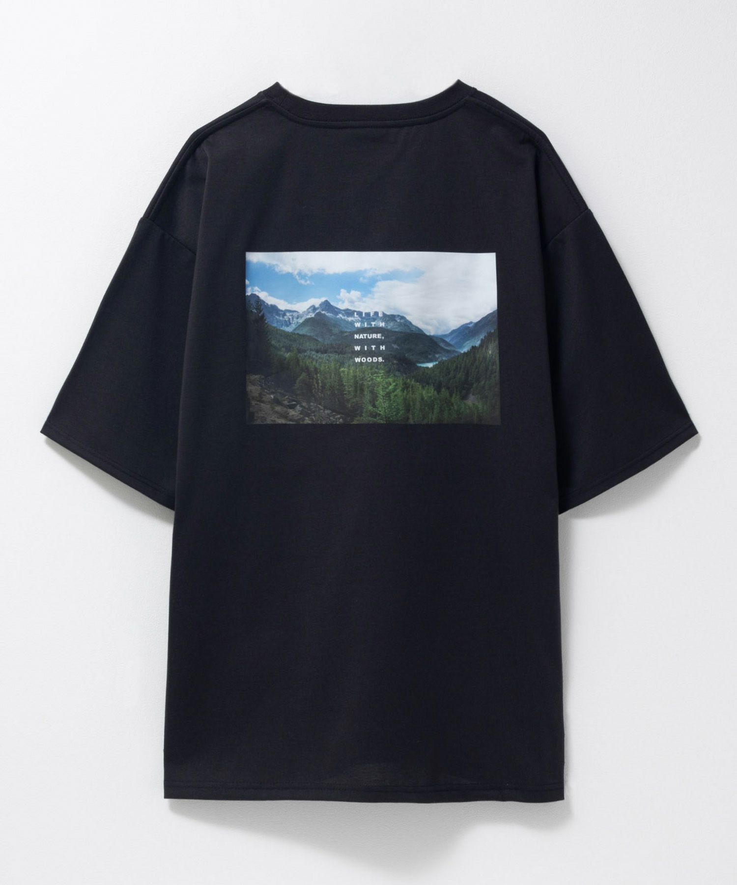 WOODS  フォトプリントTシャツ メンズ メール便 対応商品商品画像-3