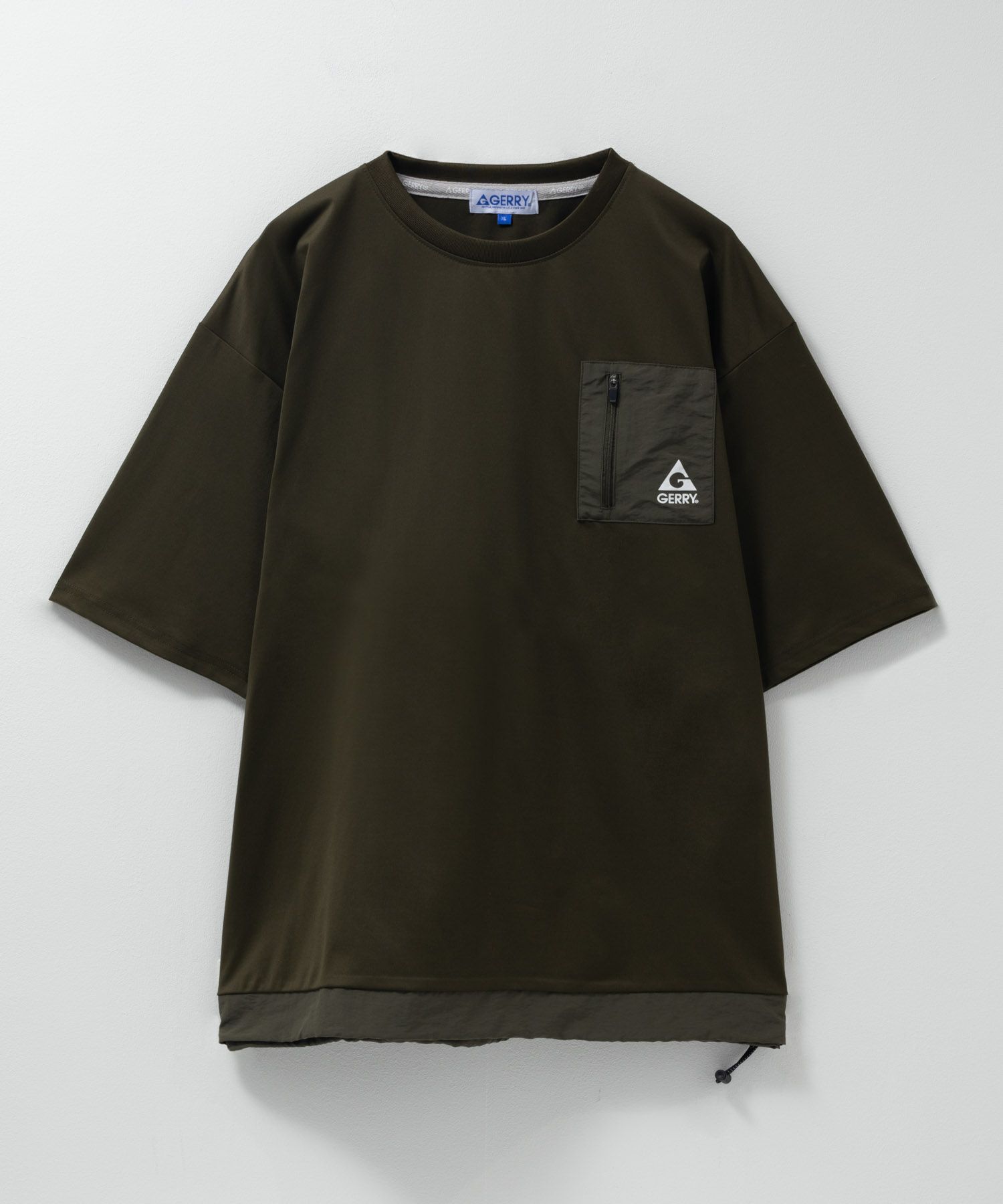 GERRY ドローコードポケットTシャツ メンズ メール便 対応商品商品画像-5