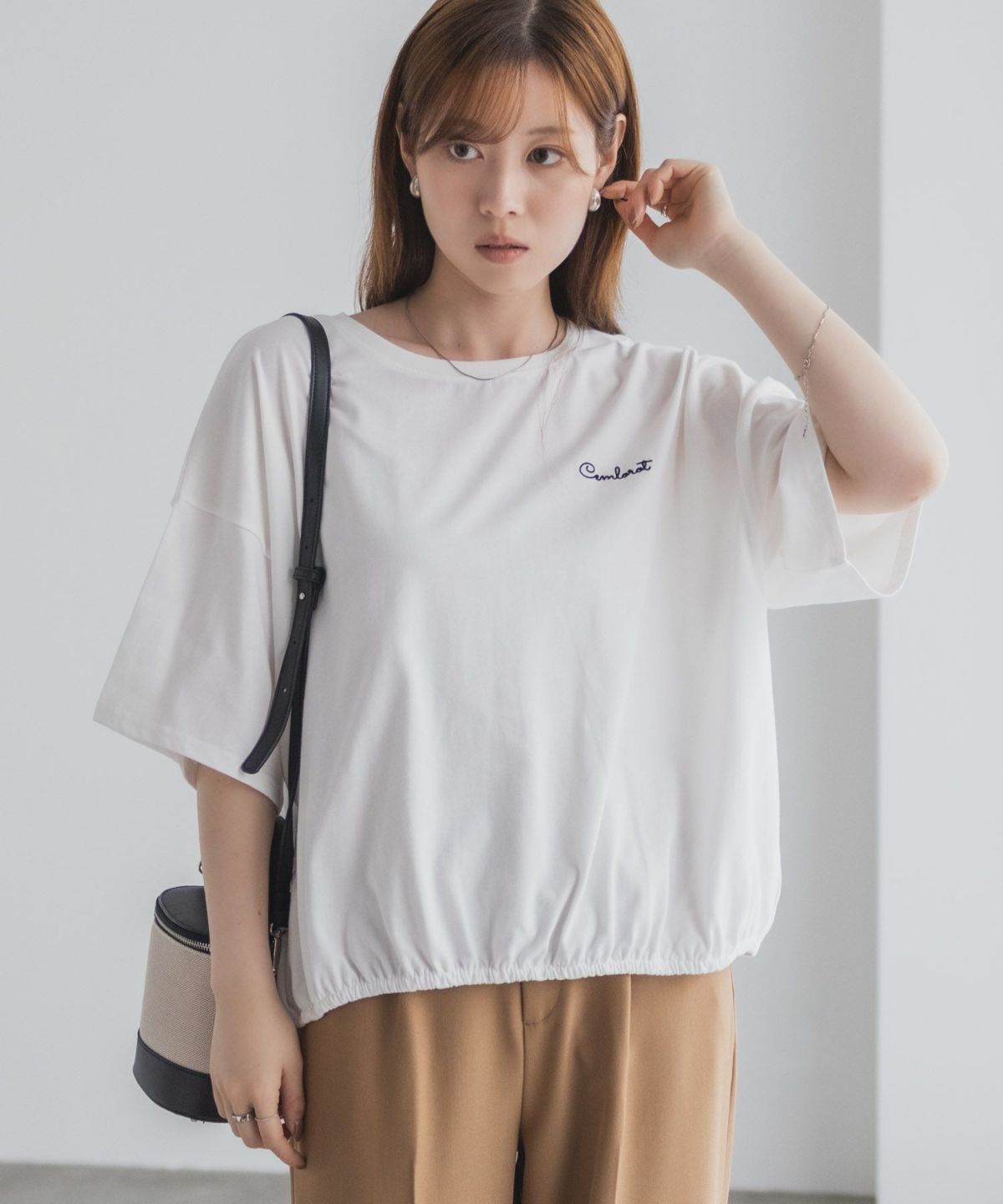 nAvy 裾ゴムバルーンTシャツ レディース ネコポス 対応商品