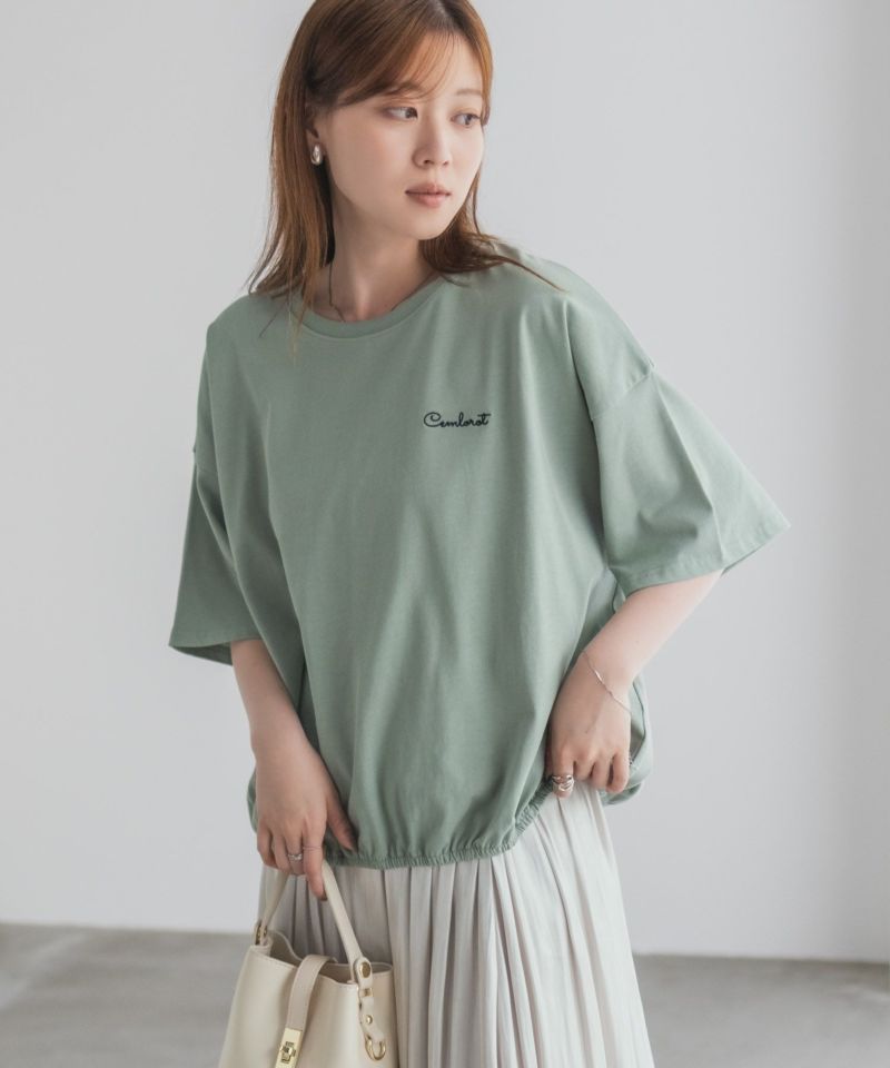 nAvy  裾ゴムバルーンTシャツ レディース メール便 対応商品商品画像-4