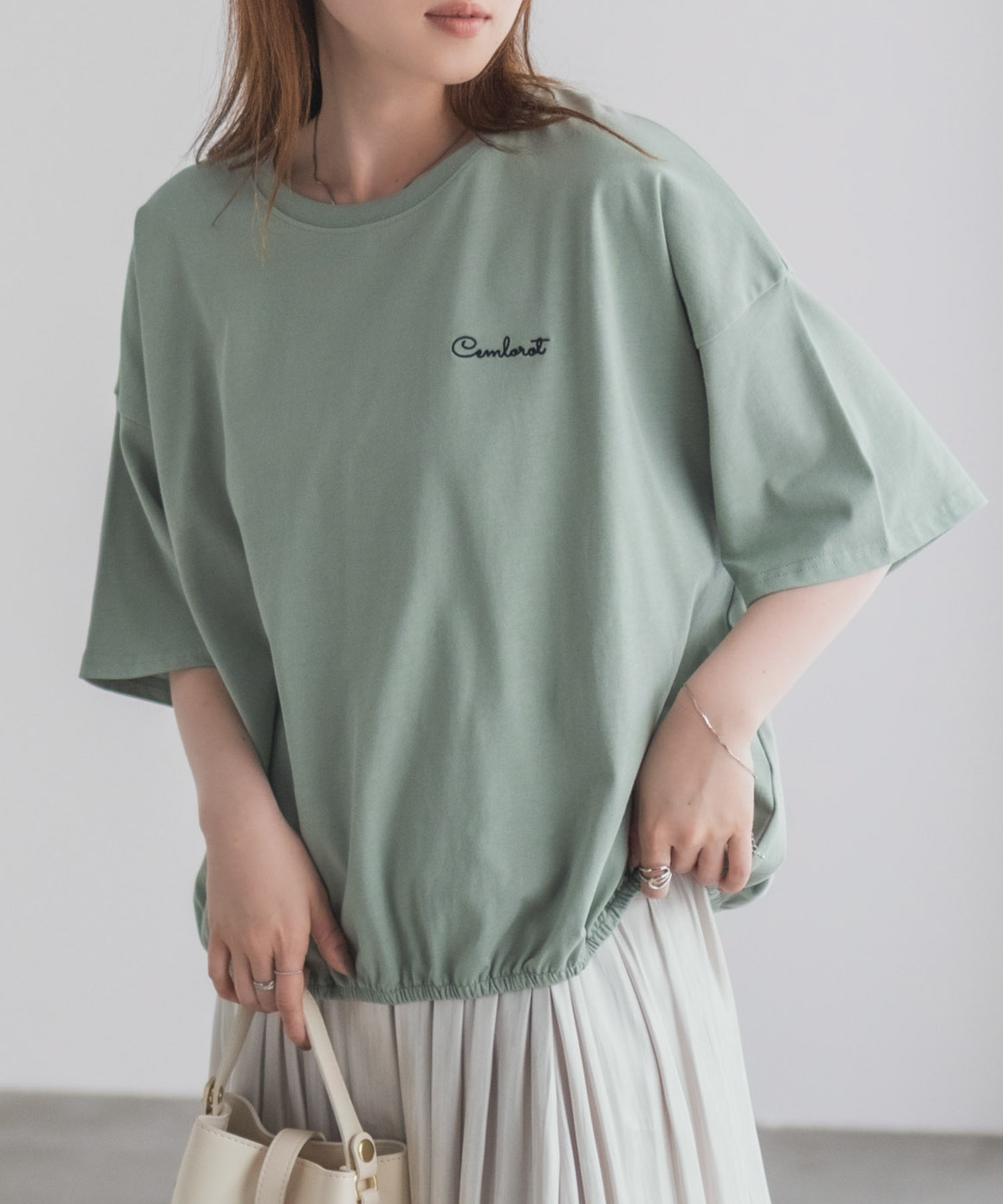 nAvy  裾ゴムバルーンTシャツ レディース メール便 対応商品商品画像-4