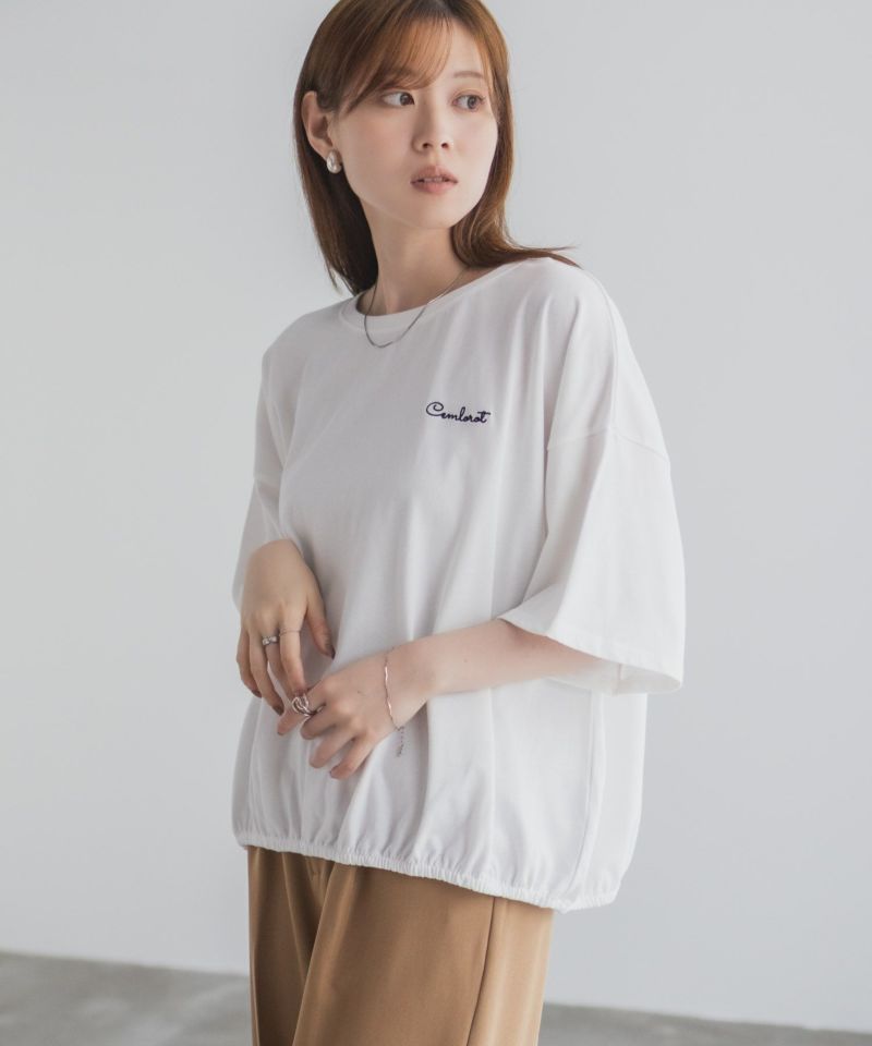 nAvy  裾ゴムバルーンTシャツ レディース メール便 対応商品商品画像-7