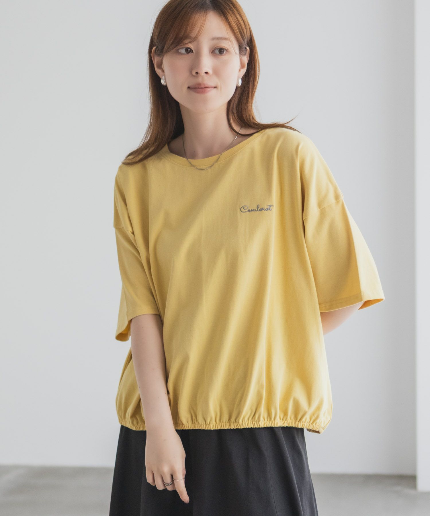 nAvy 裾ゴムバルーンTシャツ レディース ネコポス 対応商品