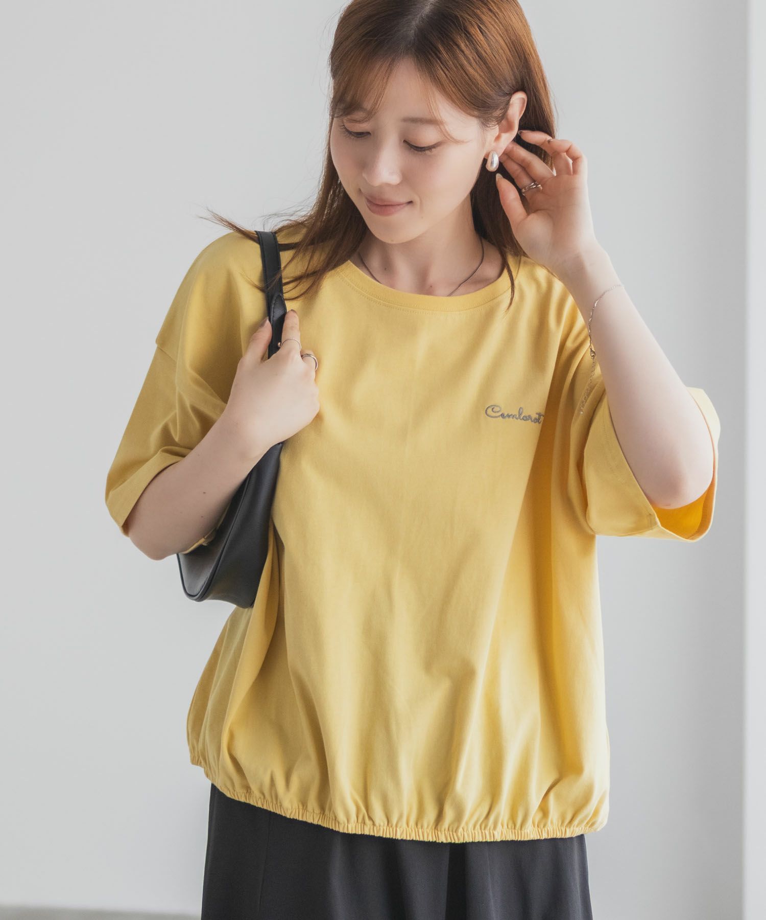 nAvy 裾ゴムバルーンTシャツ レディース ネコポス 対応商品