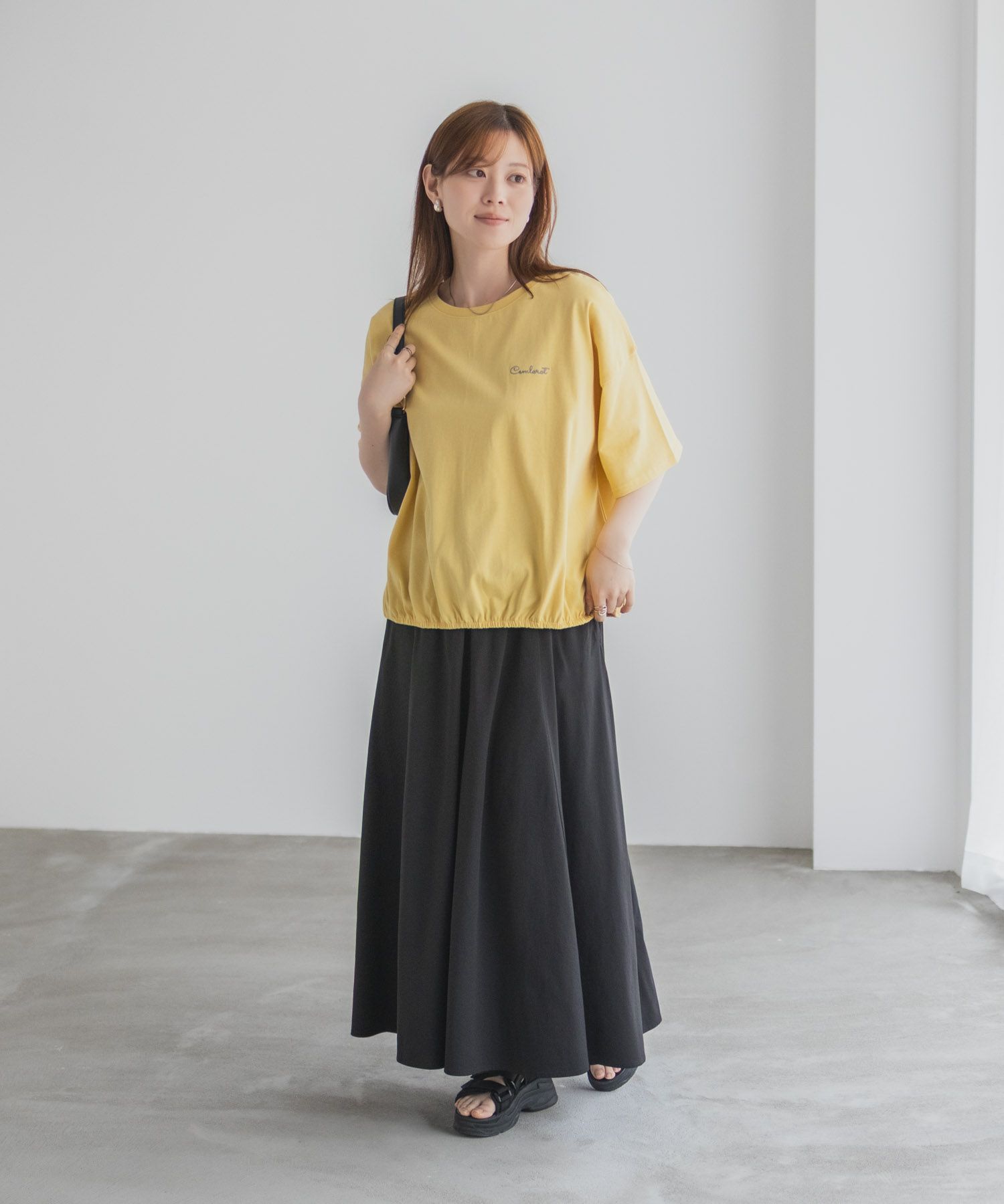 nAvy 裾ゴムバルーンTシャツ レディース ネコポス 対応商品