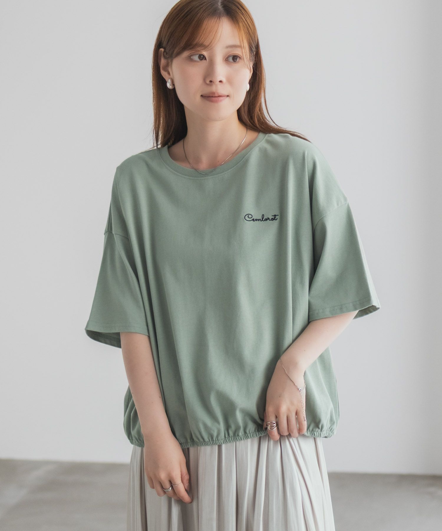 nAvy  裾ゴムバルーンTシャツ レディース メール便 対応商品商品画像-19