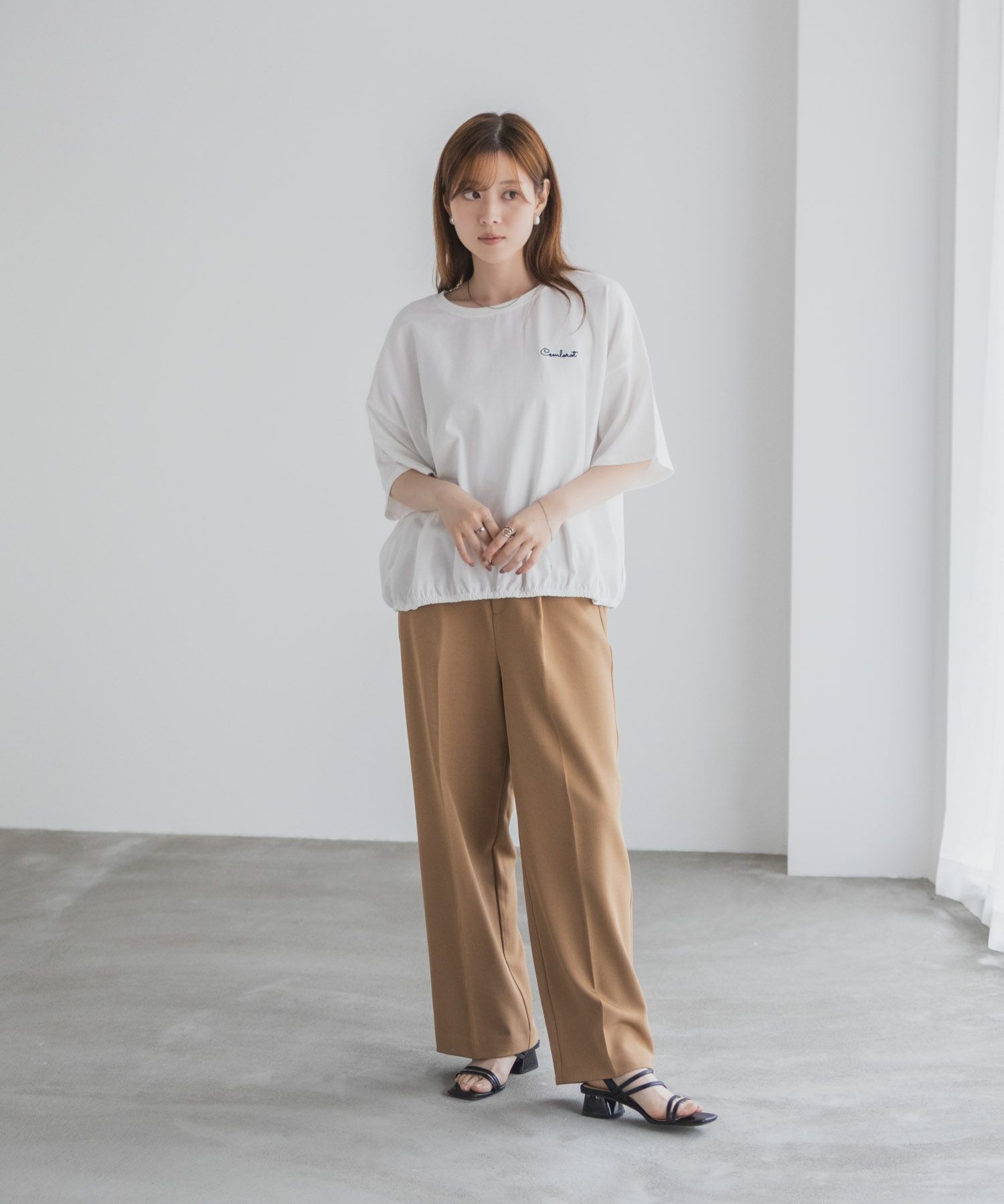 nAvy 裾ゴムバルーンTシャツ レディース ネコポス 対応商品