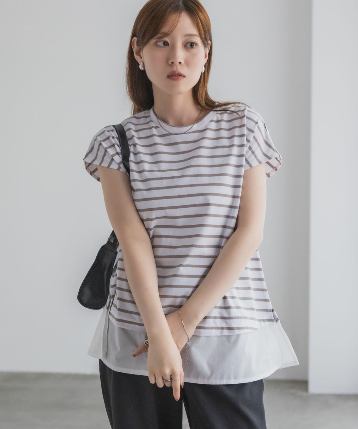 nAvy 時短 異素材フレンチプルオーバー レディース ネコポス 対応商品