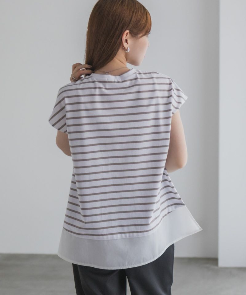 nAvy 時短 異素材フレンチプルオーバー レディース メール便 対応商品商品画像-10