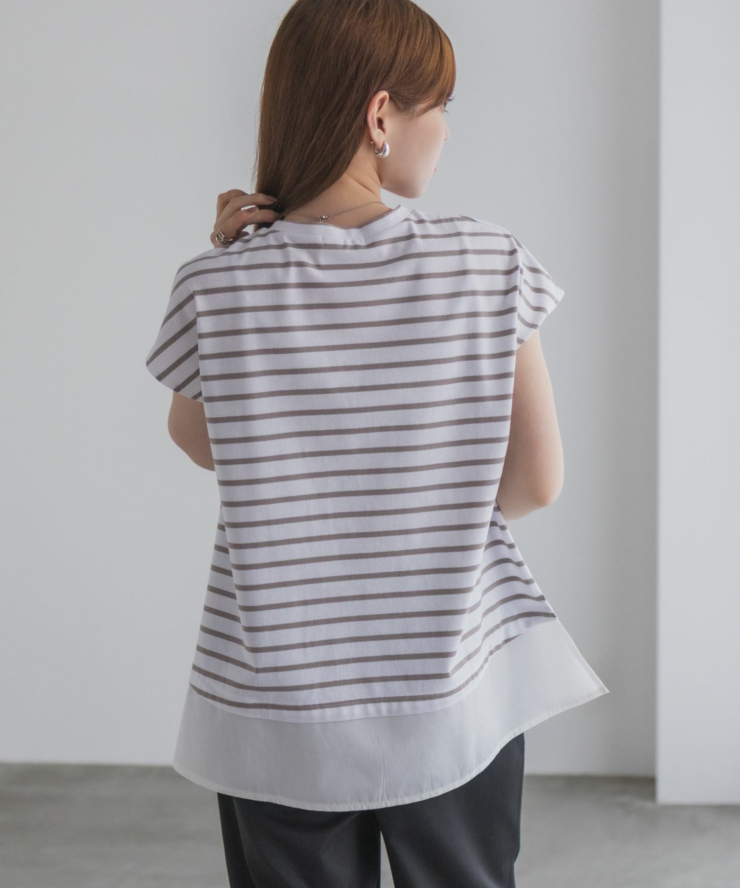 nAvy 時短 異素材フレンチプルオーバー レディース ネコポス 対応商品