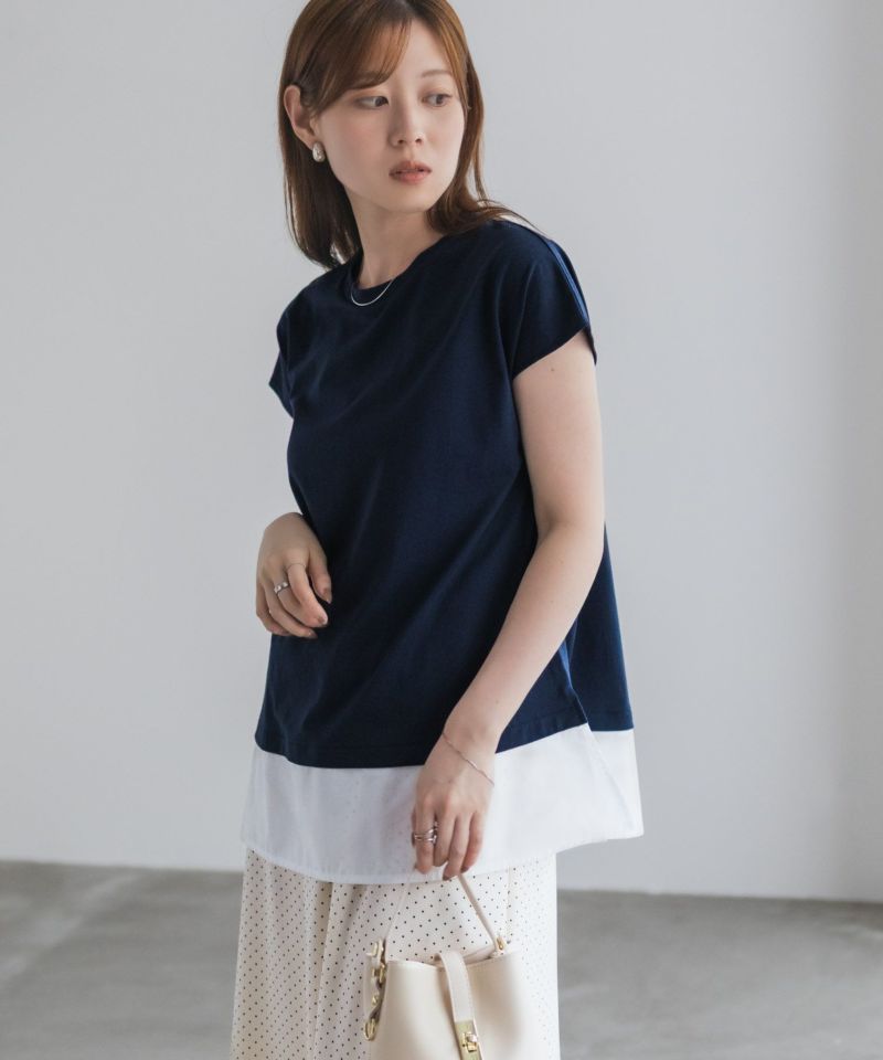 nAvy 時短 異素材フレンチプルオーバー レディース メール便 対応商品商品画像-21