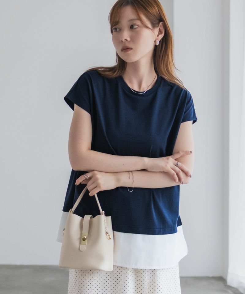 nAvy  時短 異素材フレンチプルオーバー レディース メール便 対応商品商品画像-22