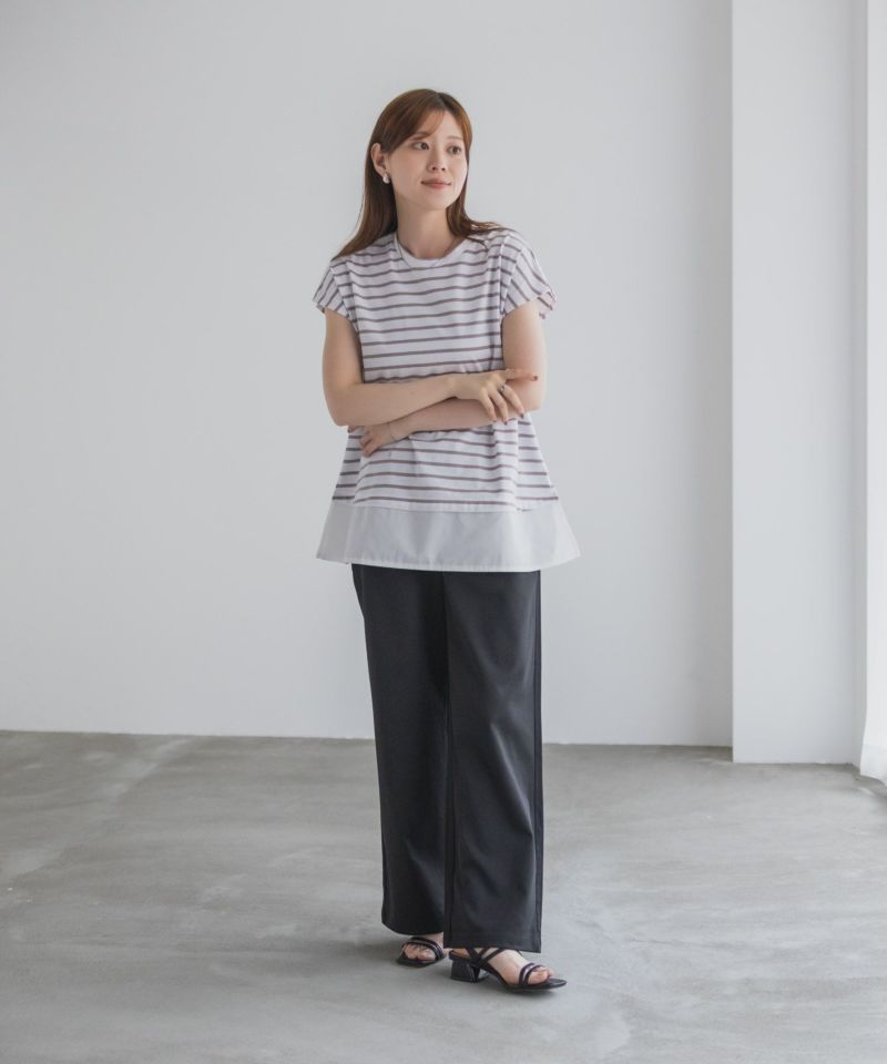 nAvy  時短 異素材フレンチプルオーバー レディース メール便 対応商品商品画像-32