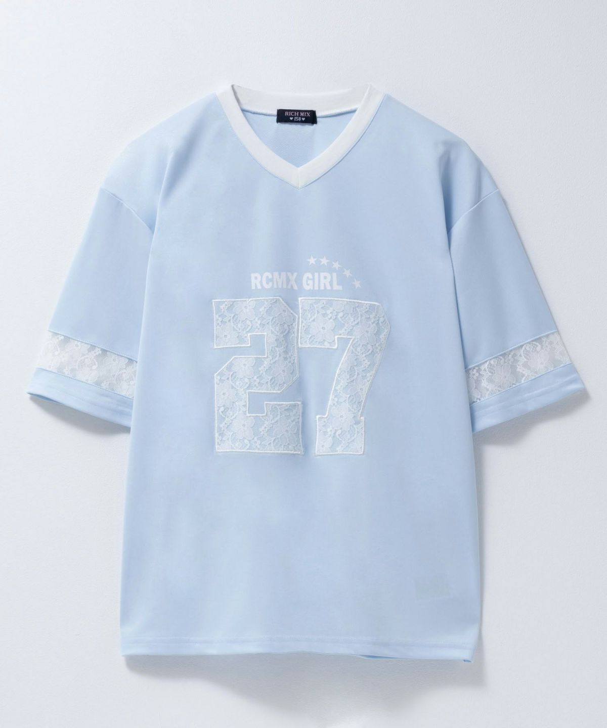 RICH MIX ユニフォーム風ナンバリングBIGTシャツ キッズ ネコポス 対応商品