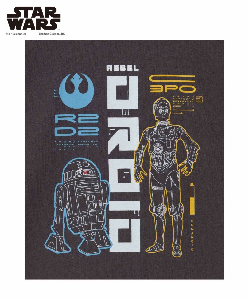 wind and sea STARWARS C-3PO 長袖Tシャツ 【STAR WARS】C3-PO / WDS L/S