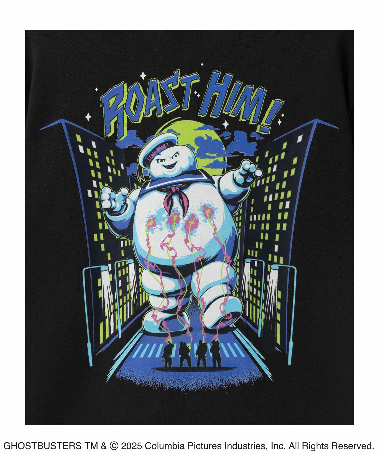 マシュマロマンプリントTシャツ キッズ ネコポス 対応商品