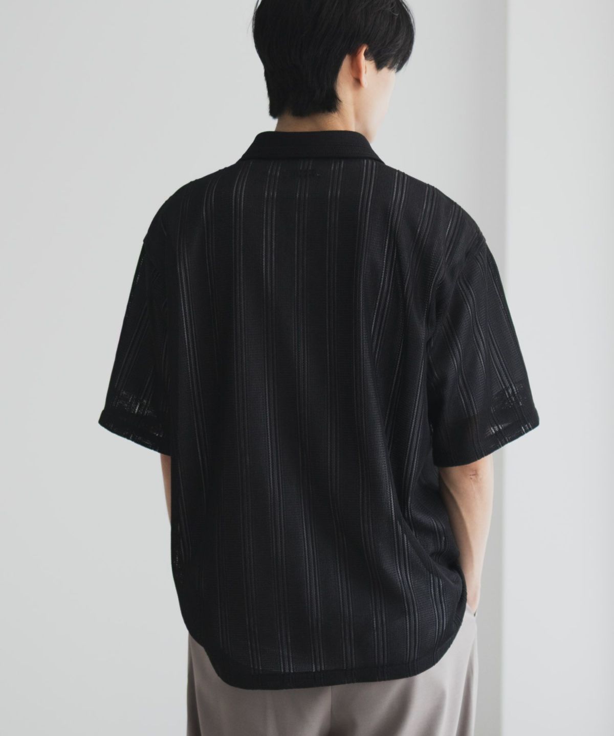 URBAN COLLECTION レースレギュラーシャツ メンズ