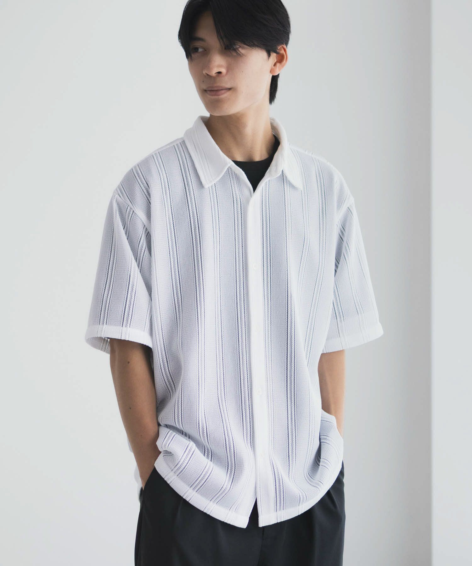 URBAN COLLECTION  レースレギュラーシャツ メンズ商品画像-11