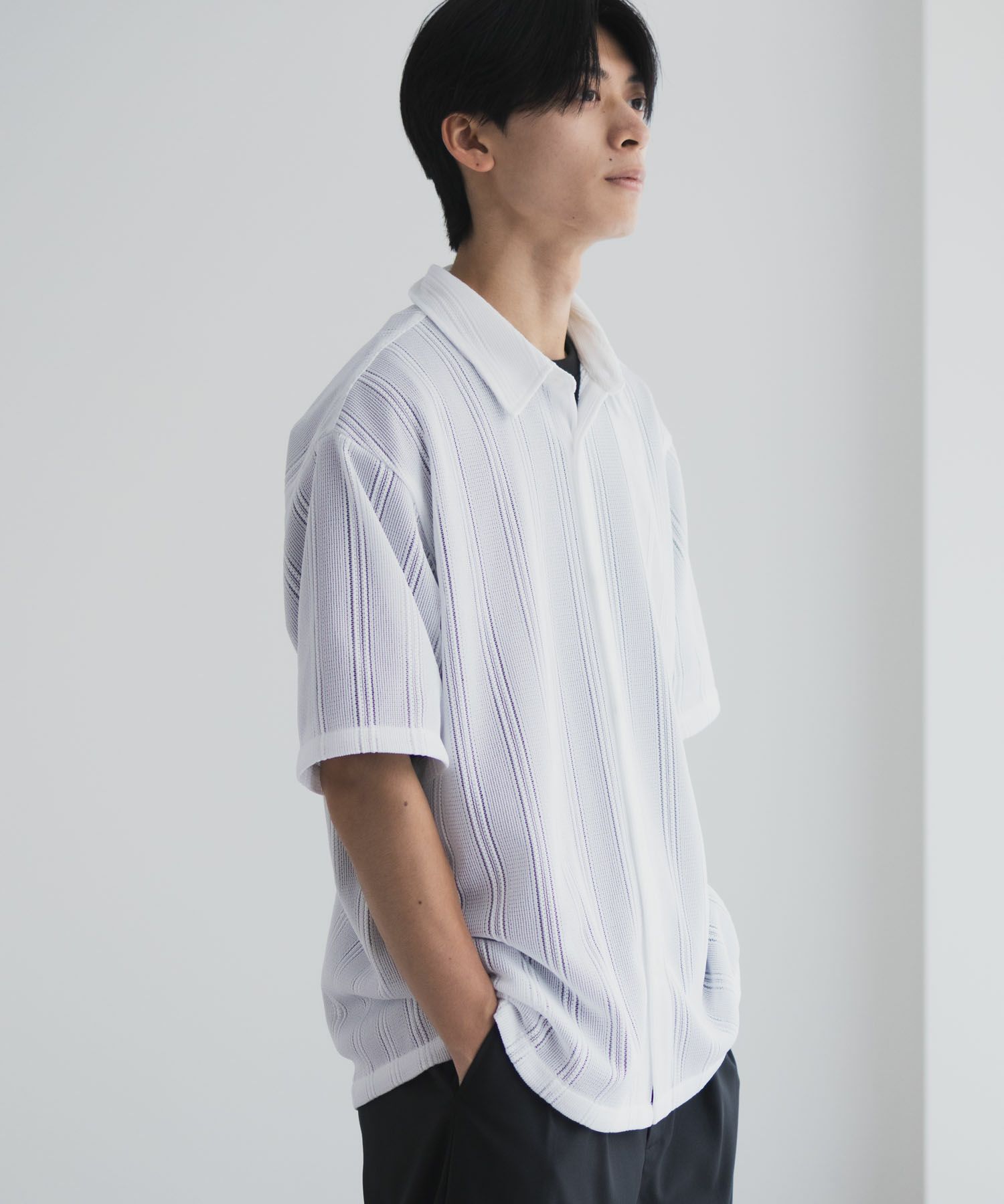 URBAN COLLECTION  レースレギュラーシャツ メンズ商品画像-12