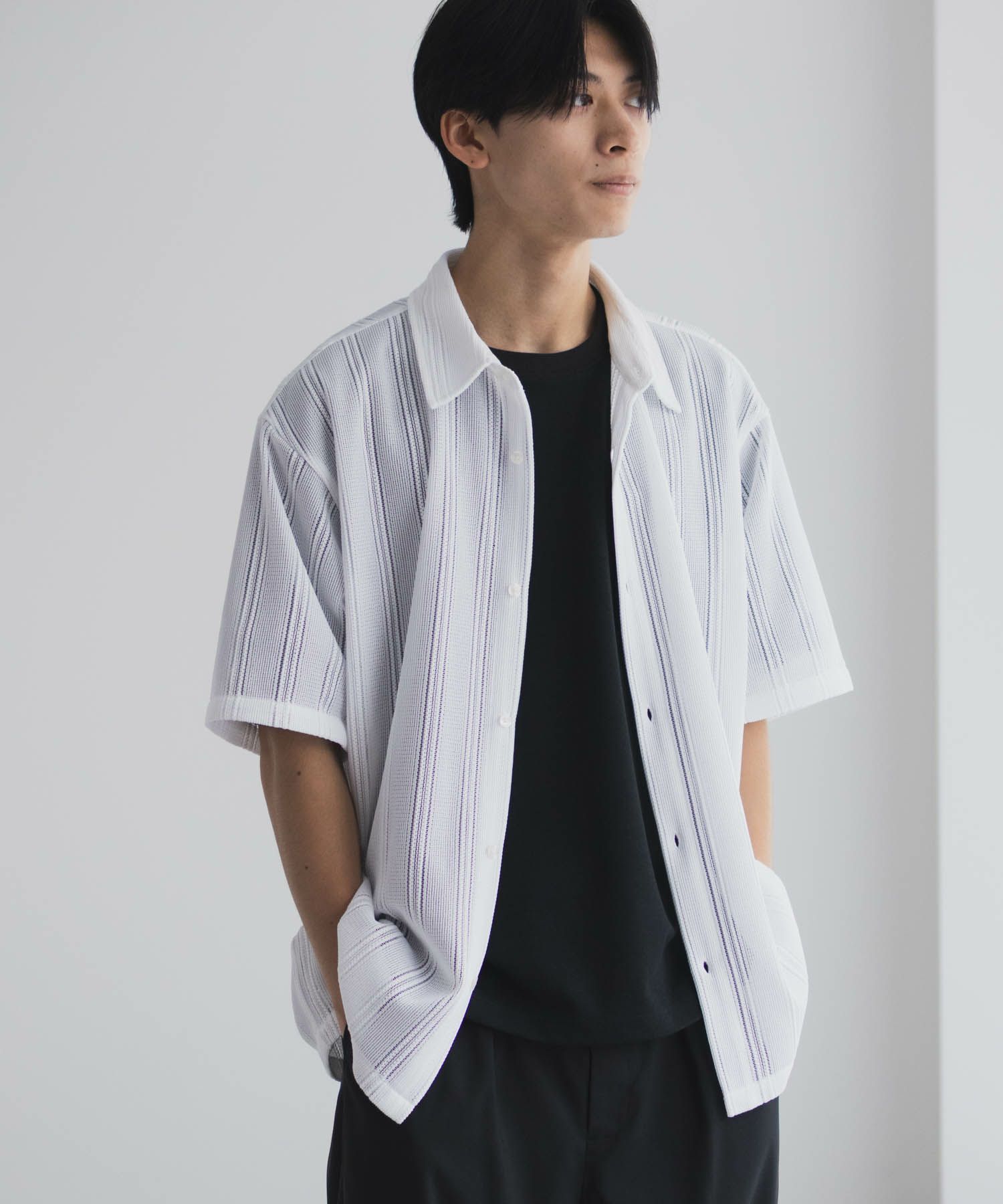 URBAN COLLECTION  レースレギュラーシャツ メンズ商品画像-14