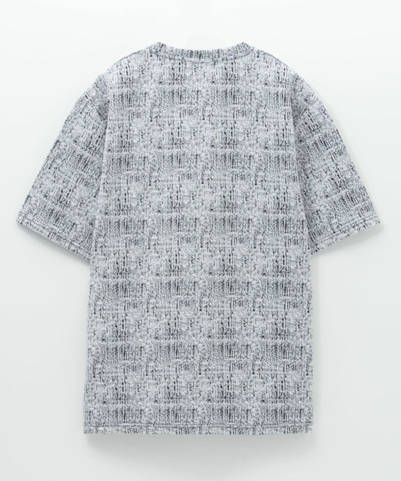 かすれジャガードTシャツ メンズ メール便 対応商品商品画像-2