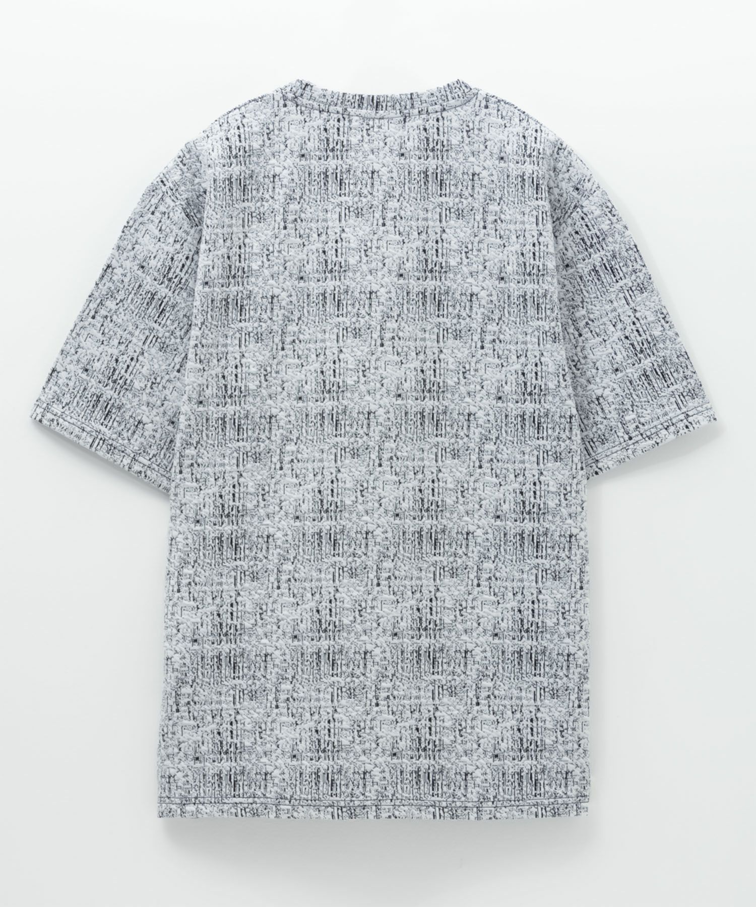 かすれジャガードTシャツ メンズ メール便 対応商品商品画像-2