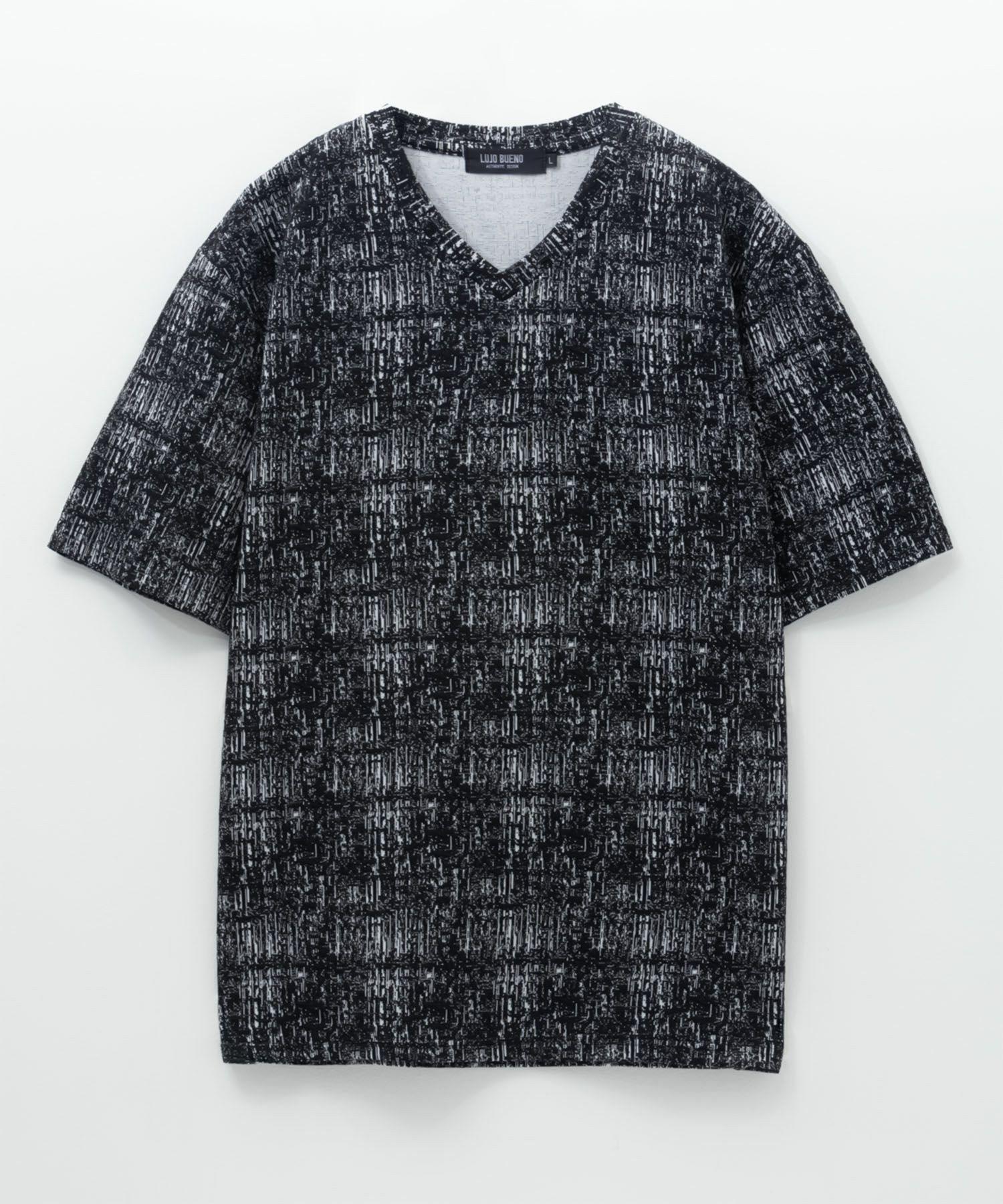 かすれジャガードTシャツ メンズ メール便 対応商品商品画像-3