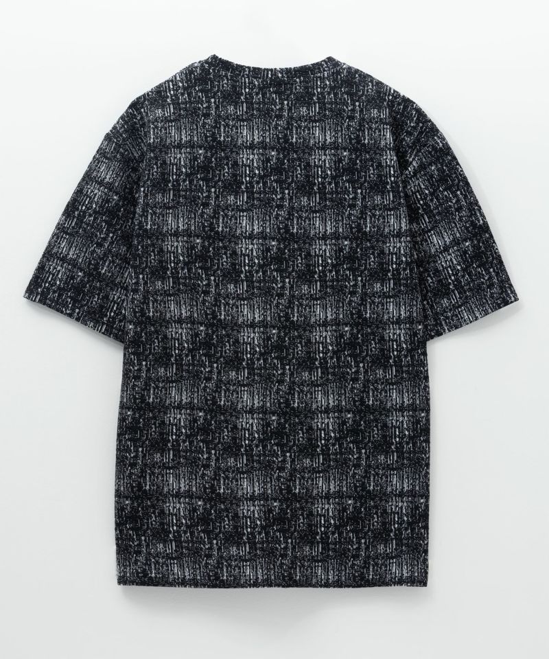 かすれジャガードTシャツ メンズ メール便 対応商品商品画像-4
