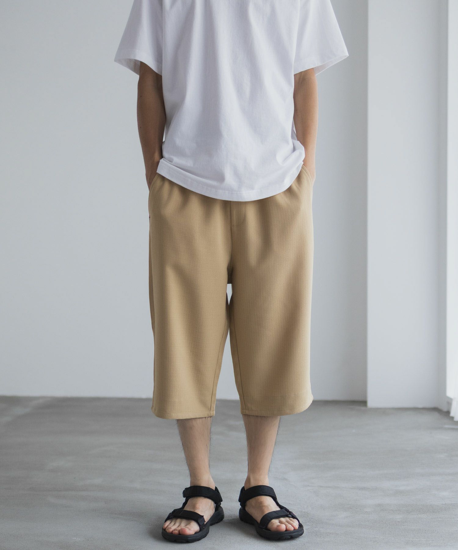 NAVY  プリペラクロップドパンツ メンズ商品サムネイル-1