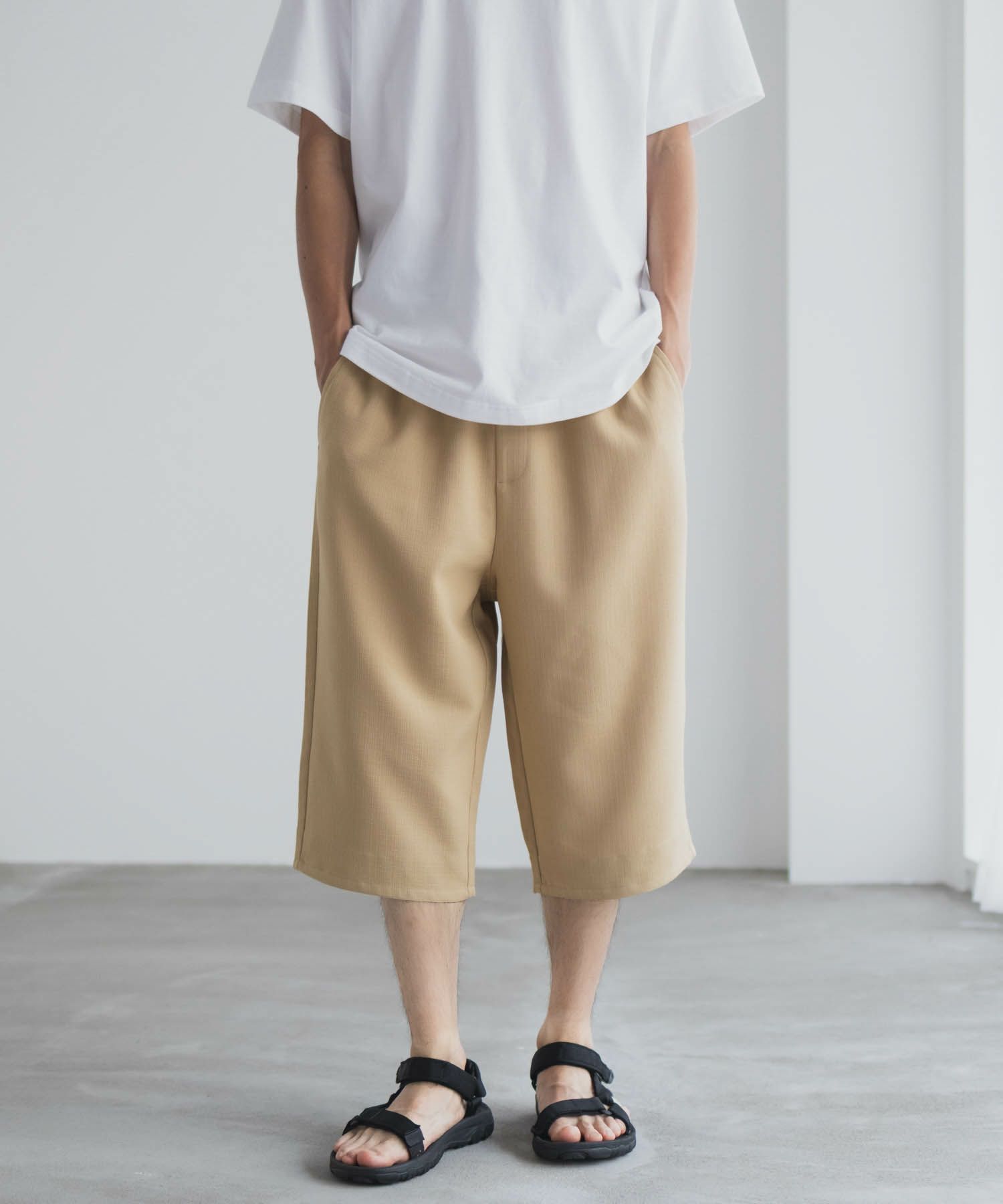 NAVY  プリペラクロップドパンツ メンズ商品画像-4