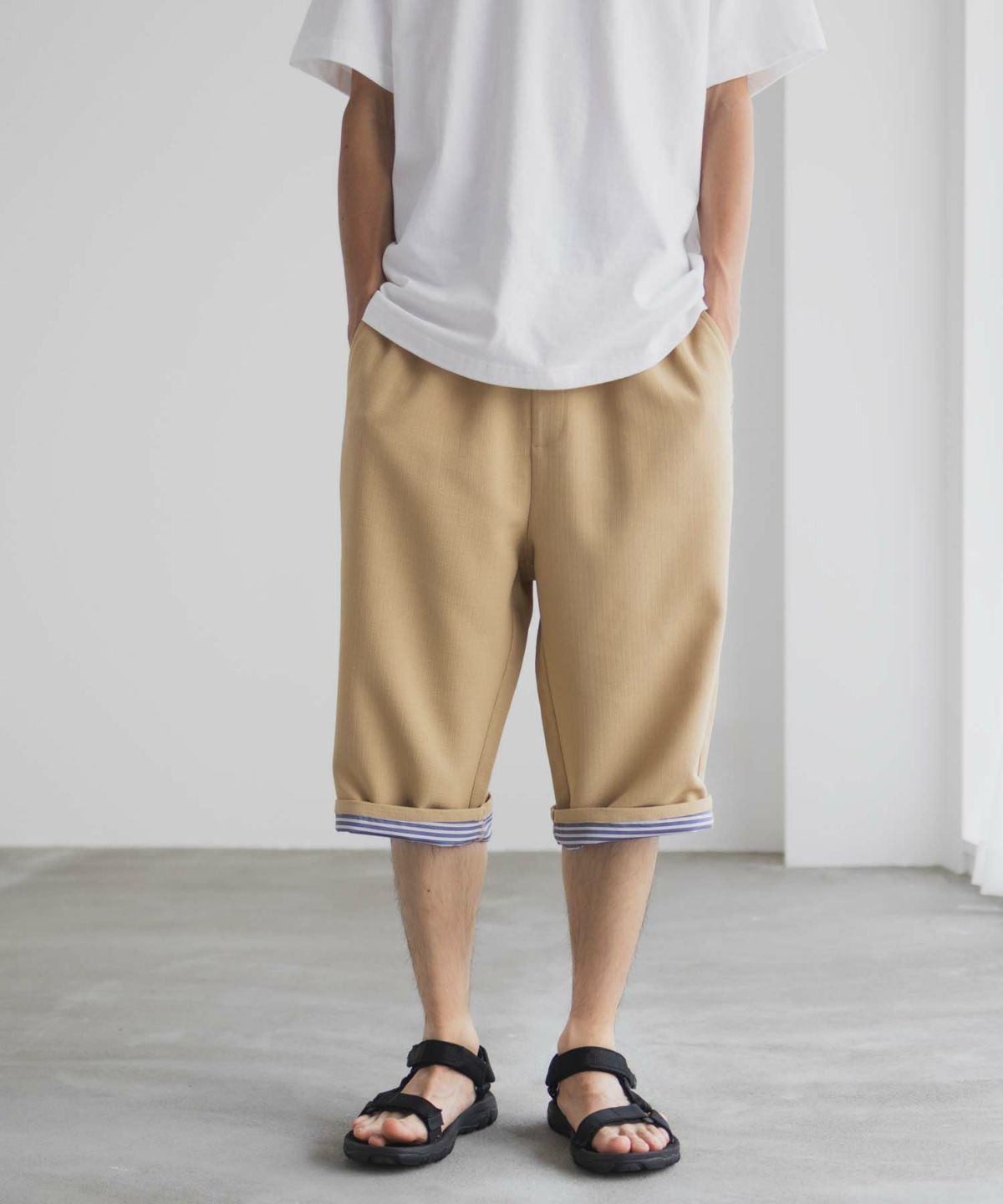 NAVY プリペラクロップドパンツ メンズ