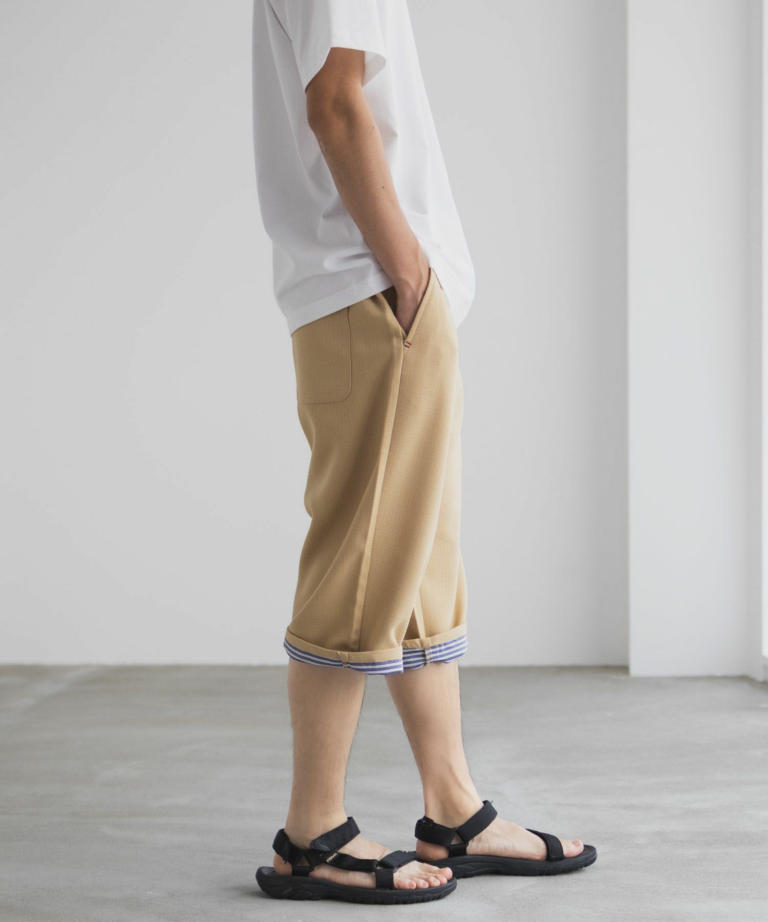 NAVY プリペラクロップドパンツ メンズ