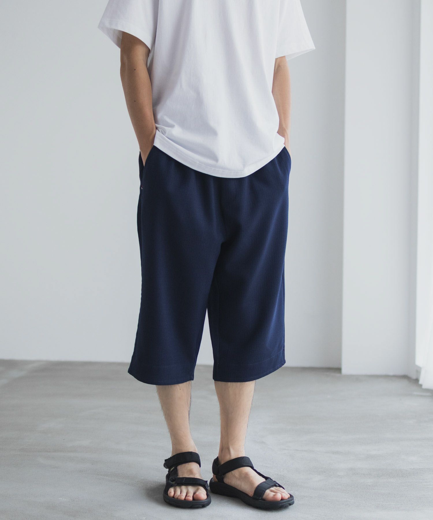 NAVY  プリペラクロップドパンツ メンズ商品画像-11
