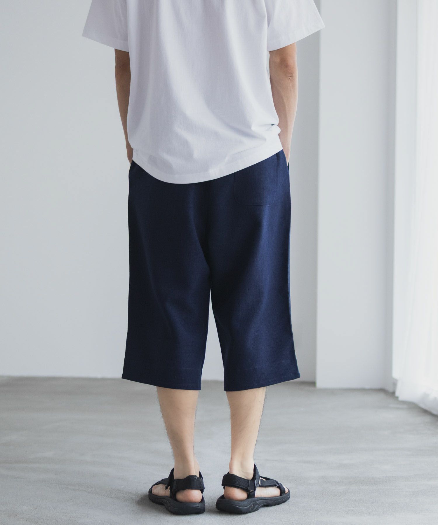 NAVY  プリペラクロップドパンツ メンズ商品画像-12