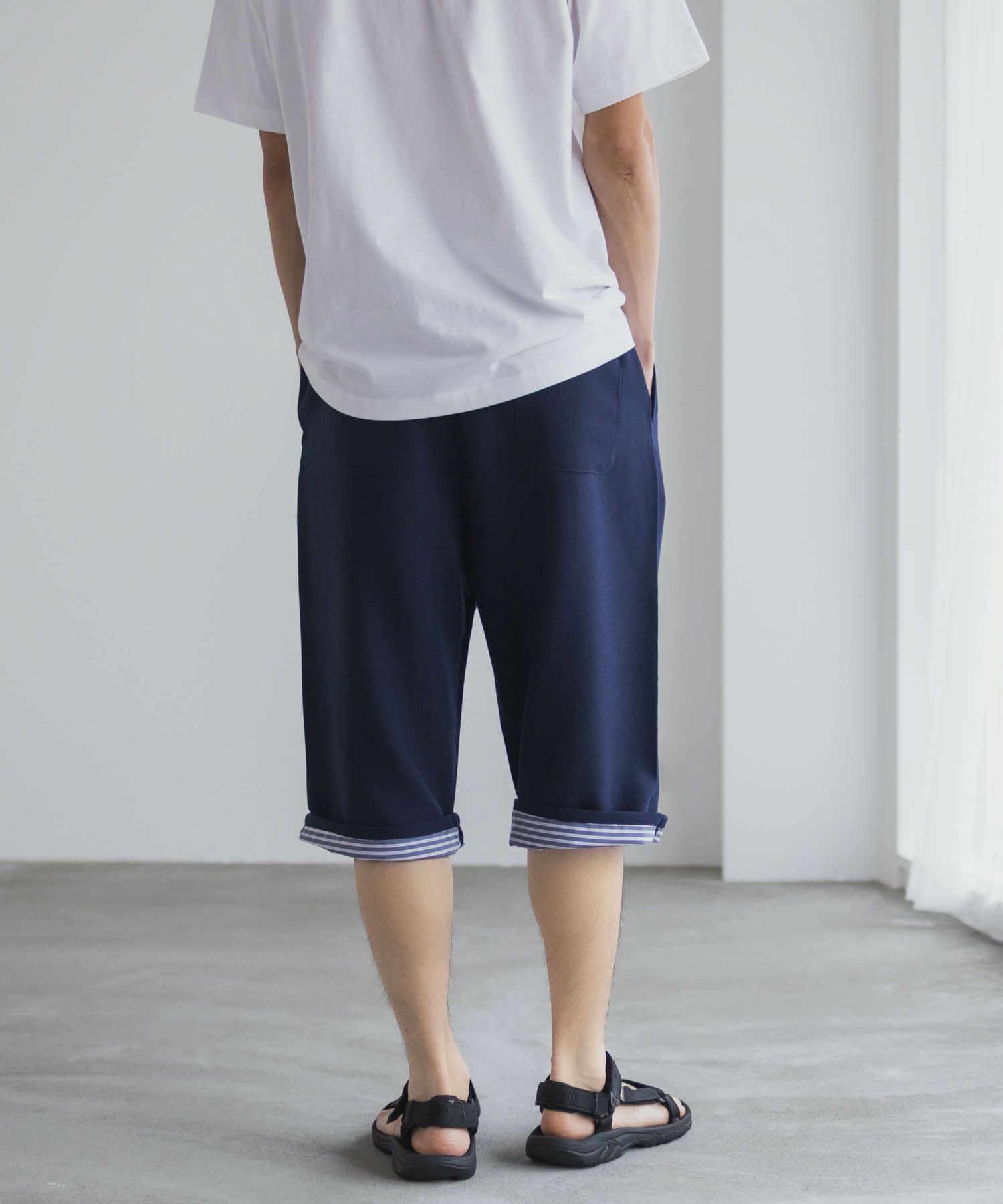 NAVY プリペラクロップドパンツ メンズ