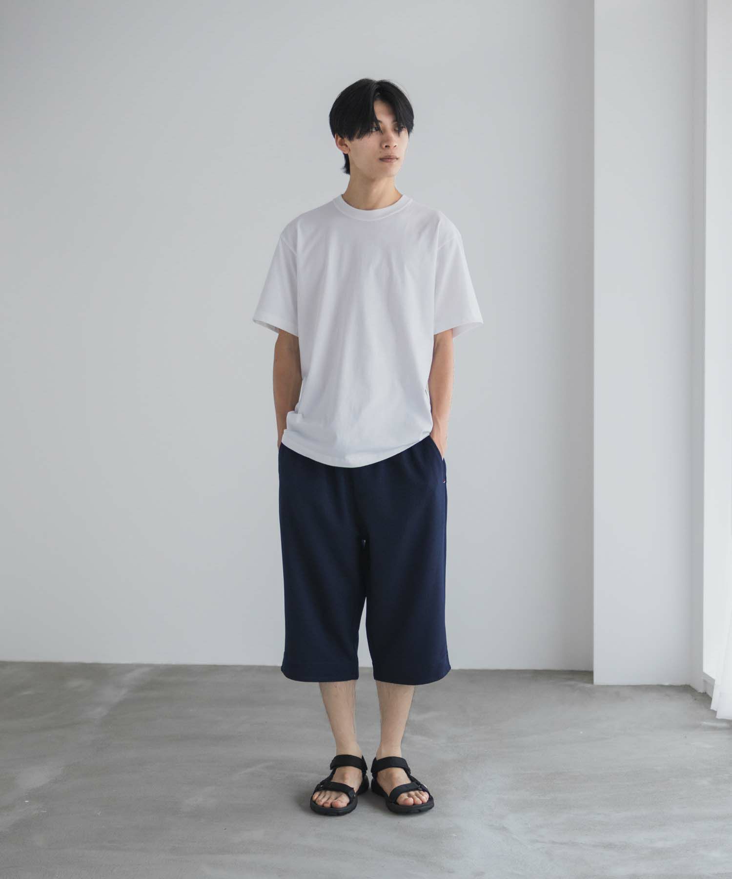 NAVY  プリペラクロップドパンツ メンズ商品画像-16