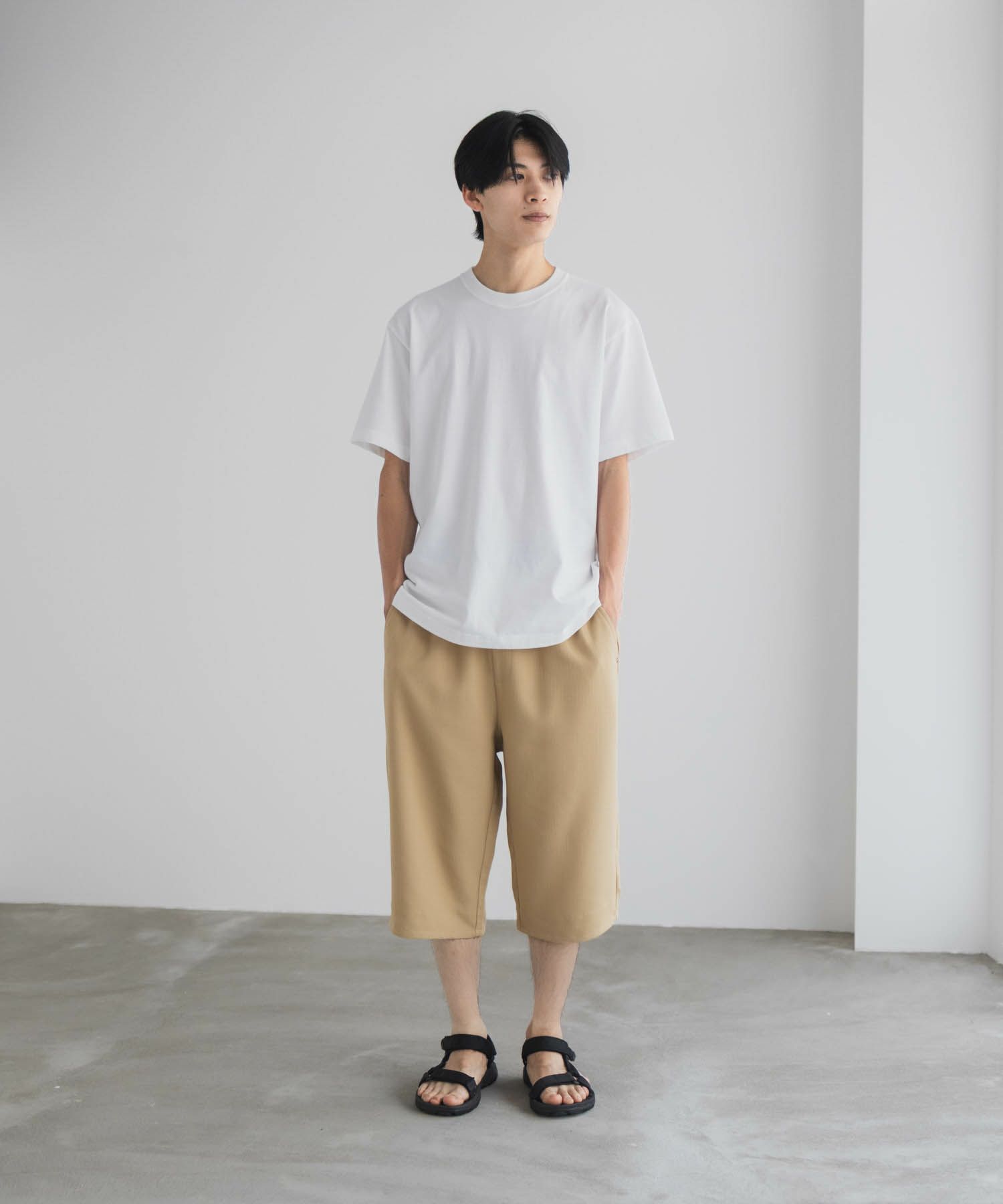 NAVY  プリペラクロップドパンツ メンズ商品画像-25