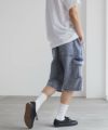 NAVY  デニムカーゴショートパンツ メンズ商品サムネイル-12