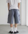 NAVY  デニムカーゴショートパンツ メンズ商品サムネイル-15