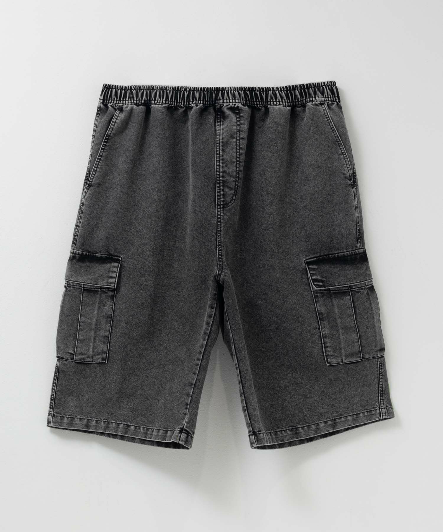 NAVY  デニムカーゴショートパンツ メンズ商品画像-17