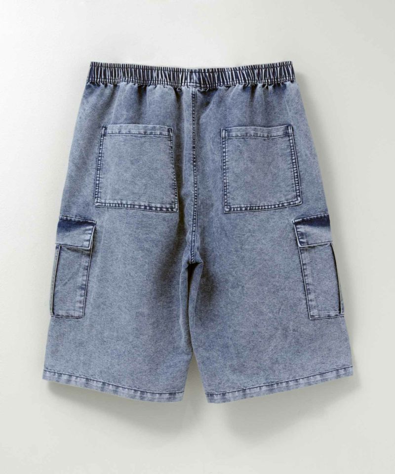 NAVY  デニムカーゴショートパンツ メンズ商品画像-20