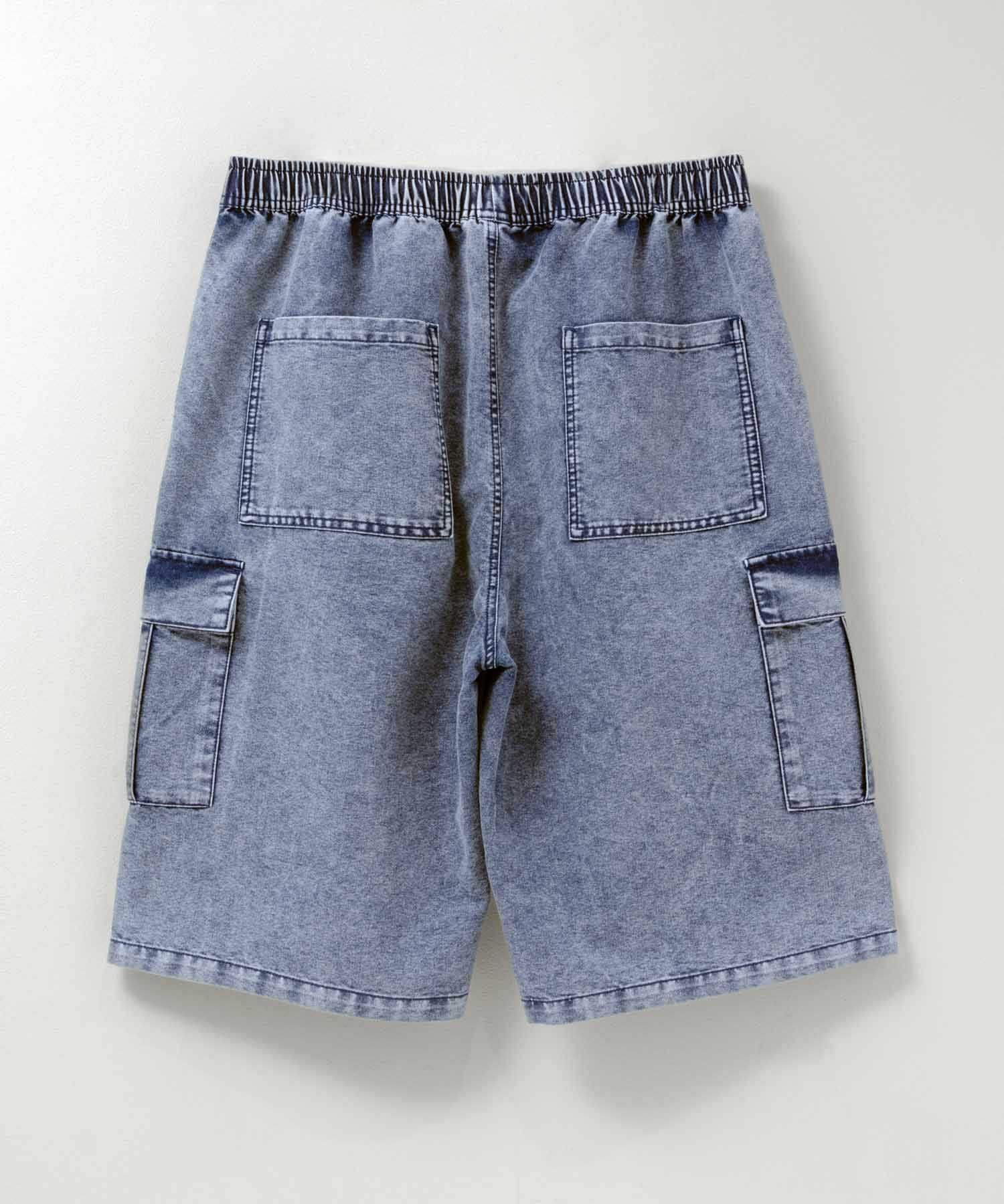 NAVY デニムカーゴショートパンツ メンズ