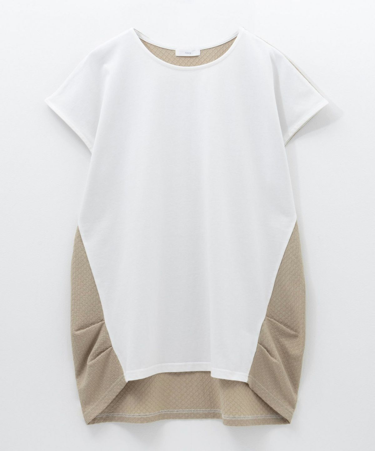 nAvy 異素材フレンチスリーブプルオーバー レディース ネコポス 対応商品