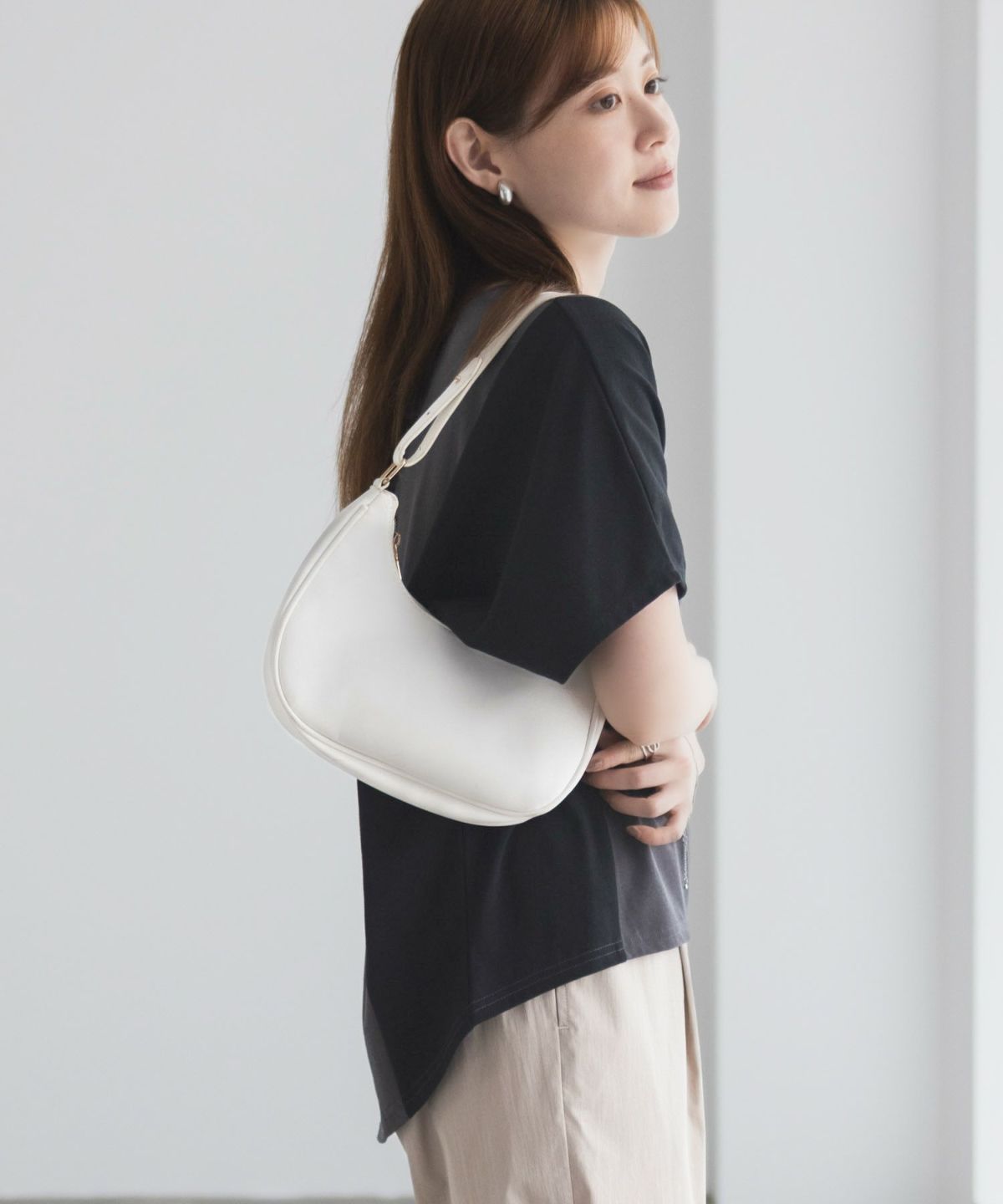 nAvy 切替ドルマンTシャツ レディース ネコポス 対応商品