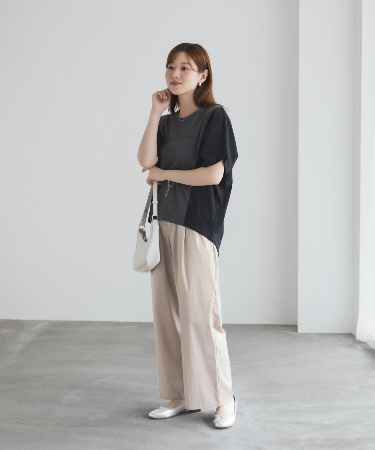 nAvy 切替ドルマンTシャツ レディース ネコポス 対応商品