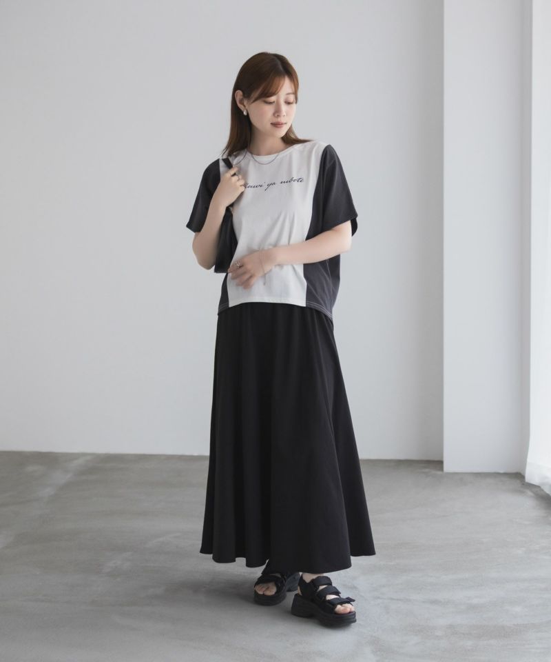 NAVY  nAvy 切替ドルマンTシャツ レディース メール便 対応商品商品画像-13