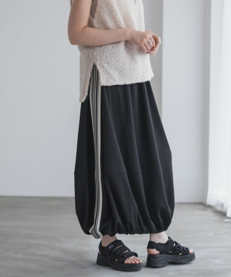 NAVY  nAvy ラインバルーンスカート レディース商品画像-1