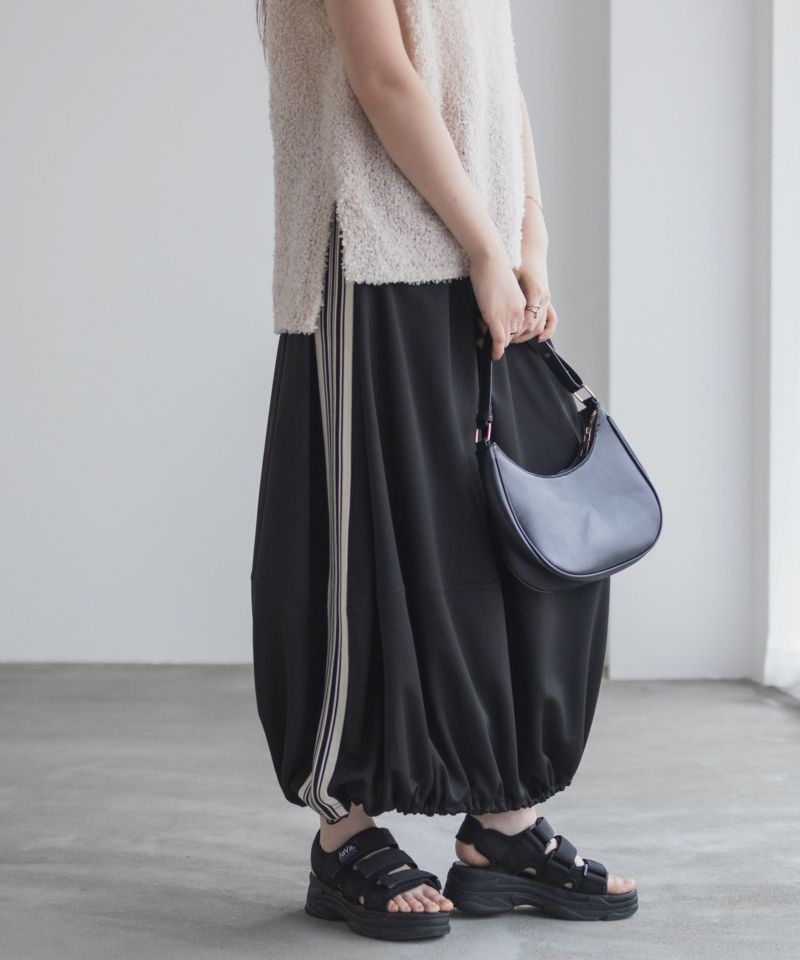 NAVY  nAvy ラインバルーンスカート レディース商品画像-7